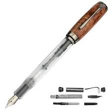 Clarion Demonstrator Fountain Pen - Gun Metal