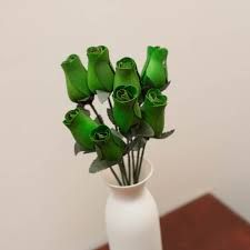 Assorted Green Roses