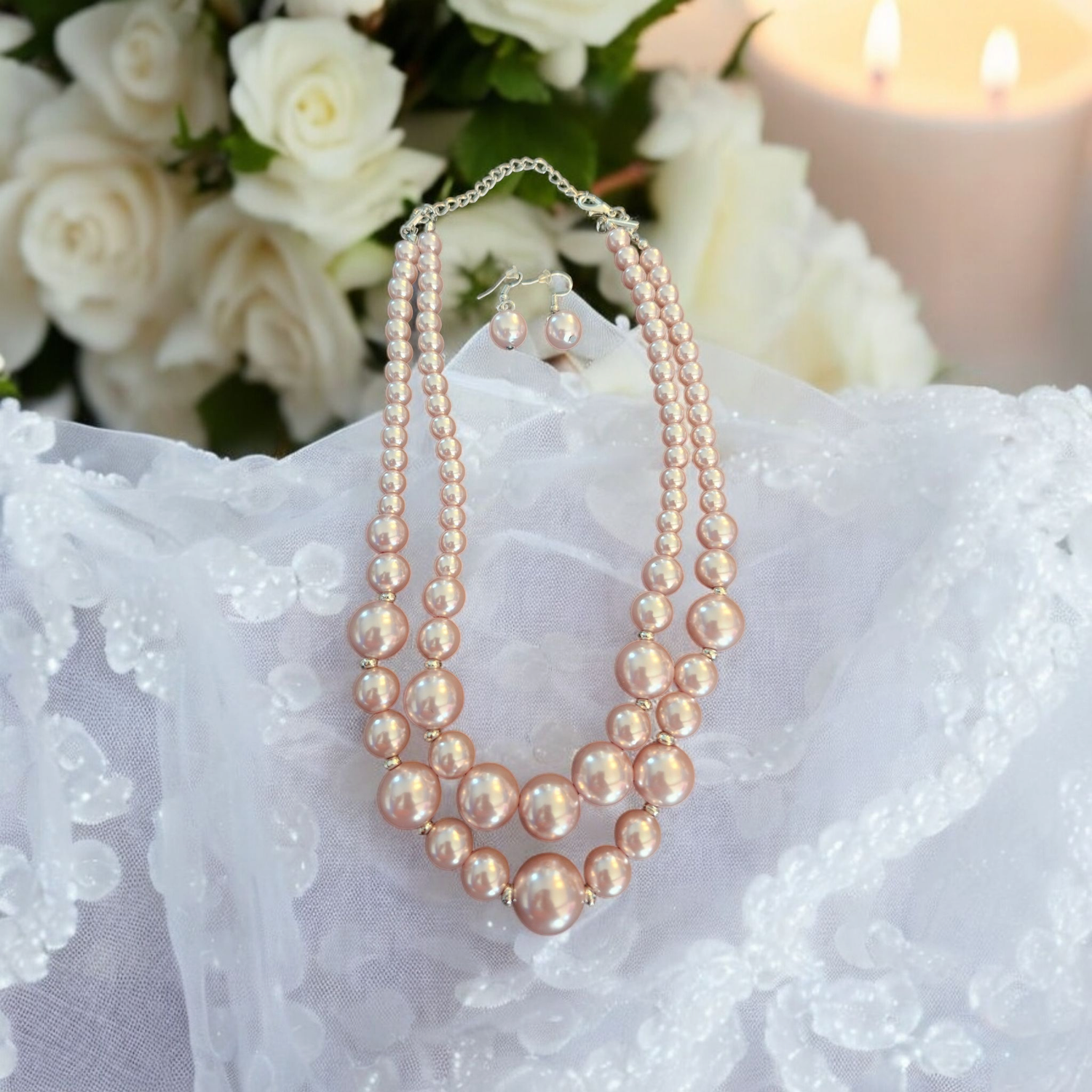 Pretty in  Pink Pearls
