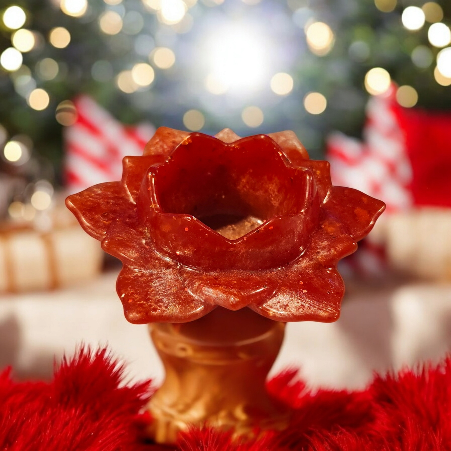 Lotus Flower Candle Holder