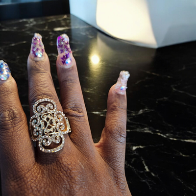 Gold Diamond Style Ring