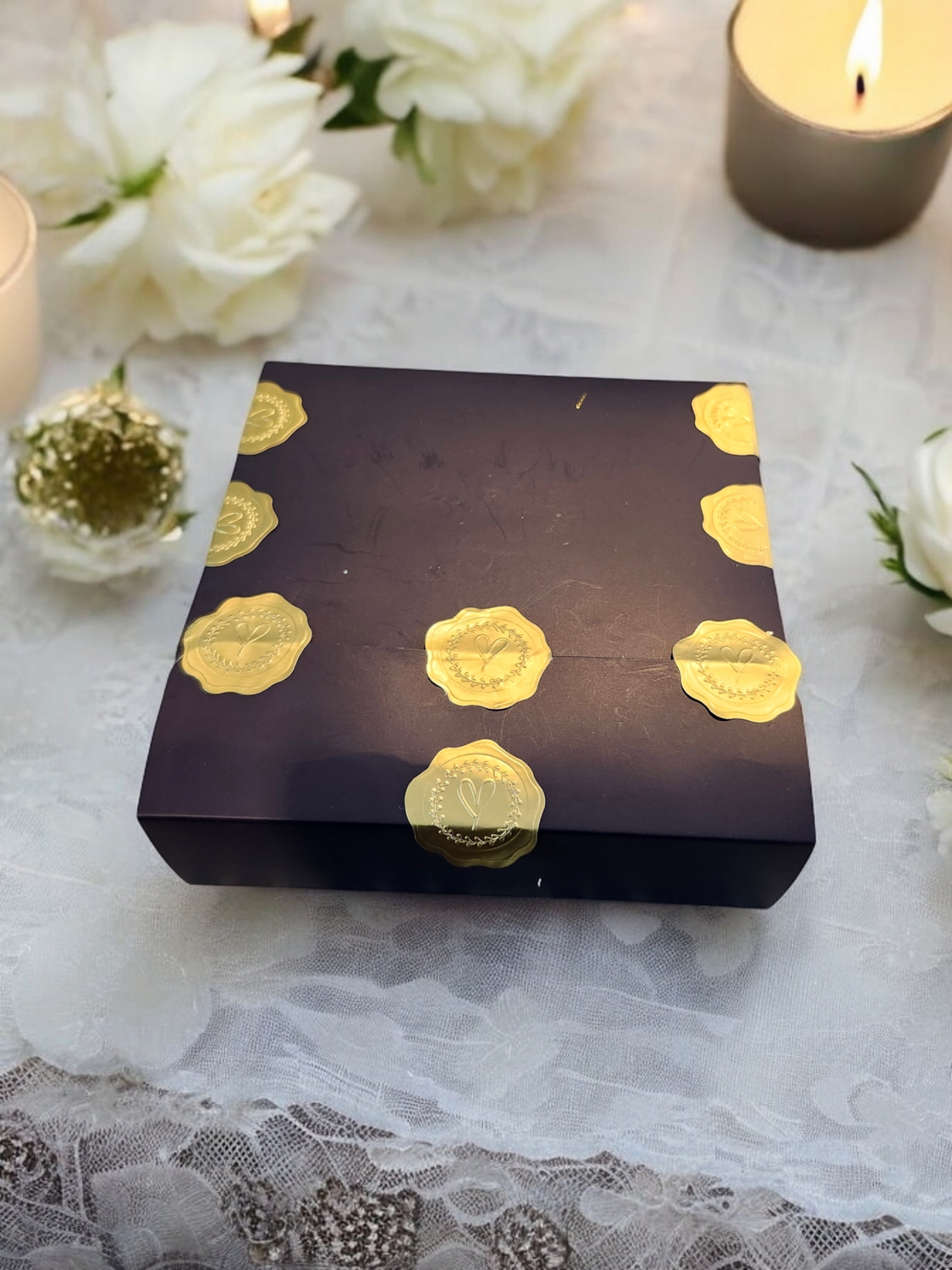 Gold Stamp Box
