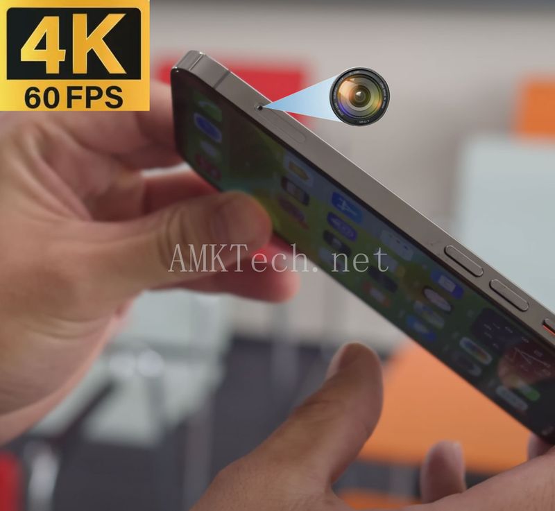 iPhone 12 Pro 隠しカメラ搭載スマートフォン：4K@60FPSの高品質録画を実現