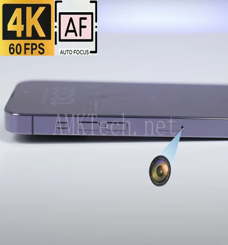 iPhone 14 Pro Max Caméra Espionne : Enregistrement 4K Discret et Autofocus Avancé