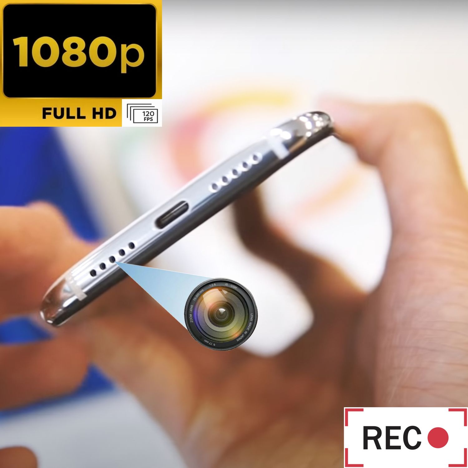 Mi CC9 Bottom 1080P HD Hidden Camera Smartphone – Stealth Recording in the Palm of Your Hand!