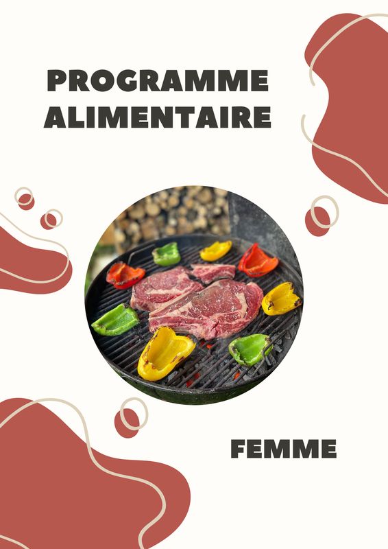 Plan Alimentaire Femme
