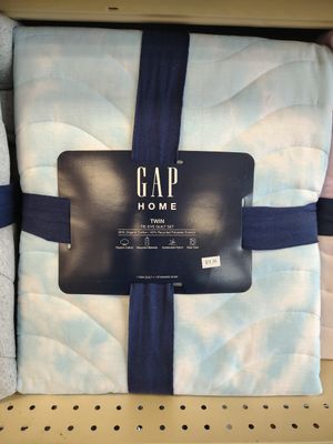 GAP Twin Quilt Tie-Dye Blue/Green