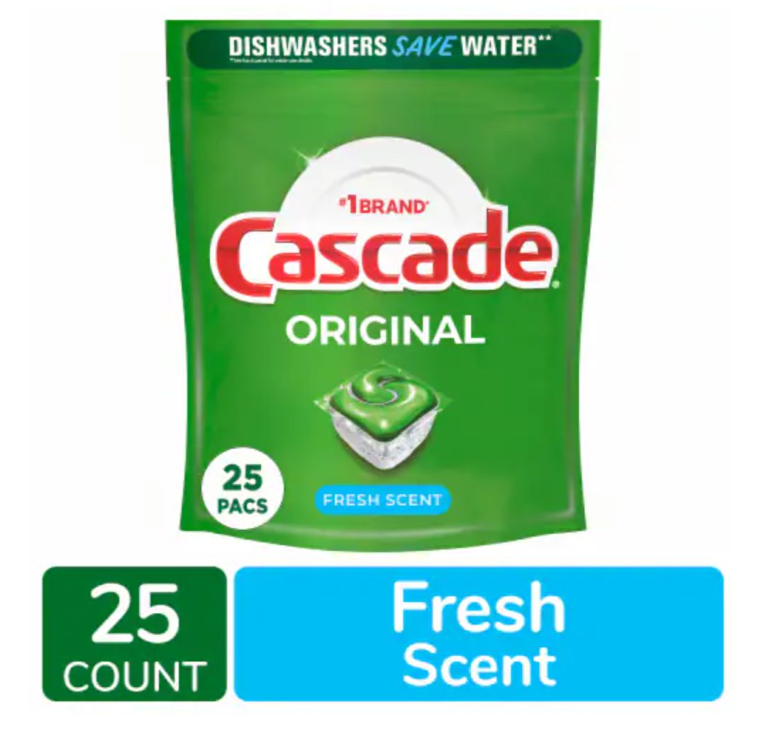 Cascade Original Action Packs 25 count