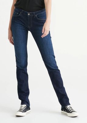 Performance Denim Mid Rise Slim Straight Women&#39;s  32&quot;