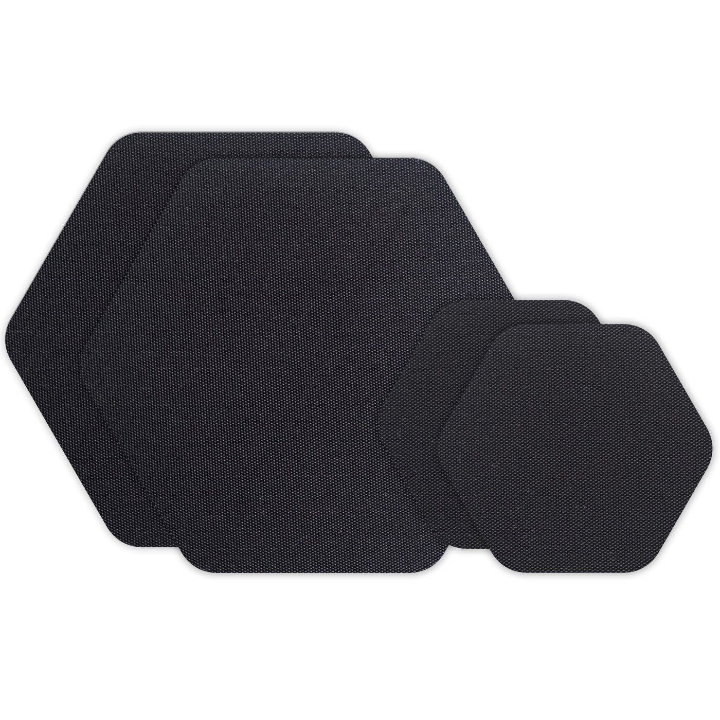 Tenacious Tape Repair Patches Hex Black