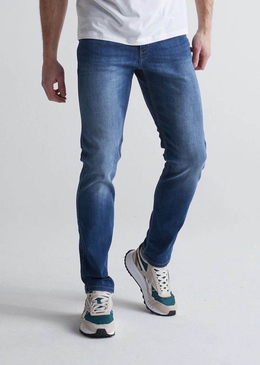Performance Denim Slim - 30&quot; Inseam, Color: Galactic, Size: 30
