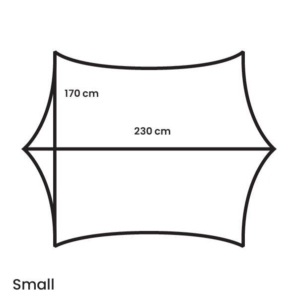 Wingman Tarp, Color: Yellow, Size: Small  7.5’ x 5.5′ (230 x 170cm)