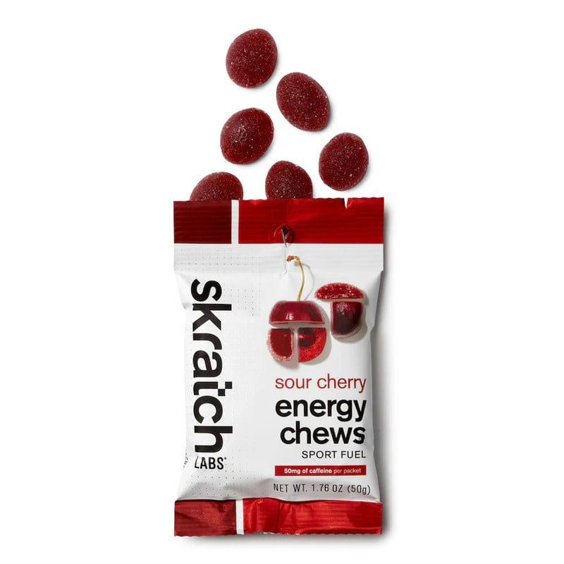 Energy Chews, Color: Sour Cherry With Caffeine