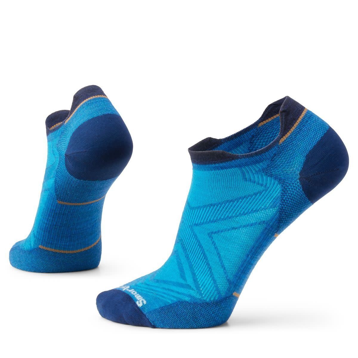 Run Zero Cushion Low Ankle Socks, Color: Laguna Blue, Size: Med