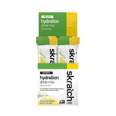 Sport Hydration Drink Mix Single Serving, Color: Lemon + Lime