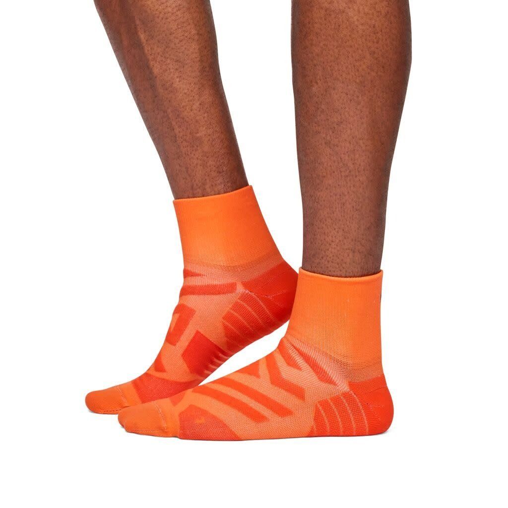 Performance Mid Socks Men&#39;s, Color: Flame/Spice, Size: Med (8-9)