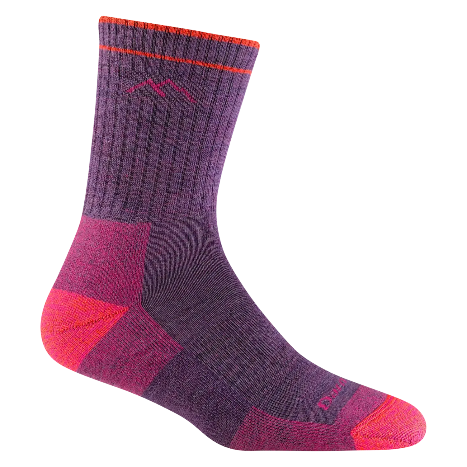 1903 Hiker Micro Crew Cushion Women&#39;s , Color: Plum Heather, Size: Sm