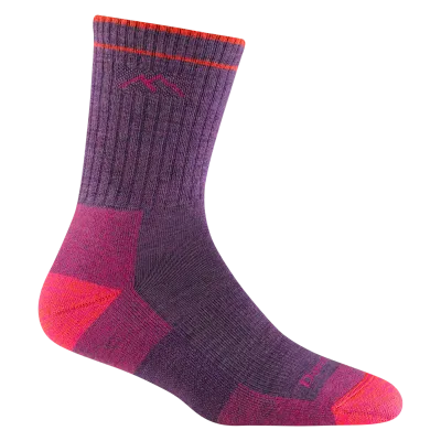 1903 Hiker Micro Crew Cushion Women&#39;s , Color: Plum Heather, Size: Sm