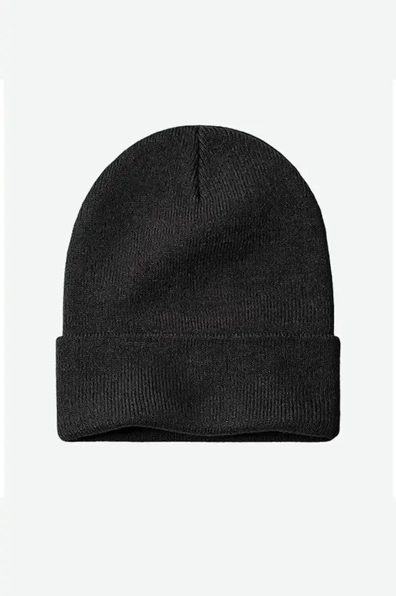 Cuffed Beanie, Color: Black, Size: One Size