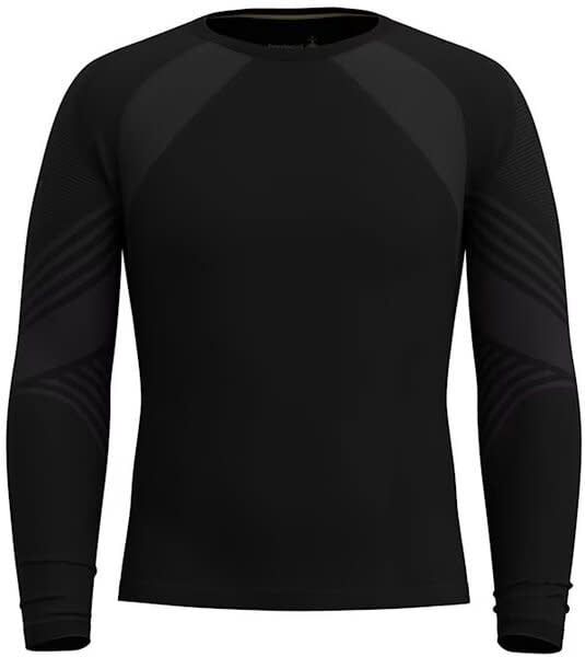 Intraknit Active Base Layer Crew, Color: Black/Black, Size: Med
