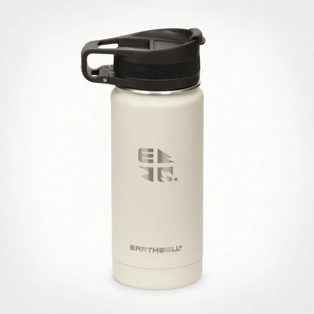 Roaster w/ Loop Cap Travel Mug 16oz, Color: Baja Sand