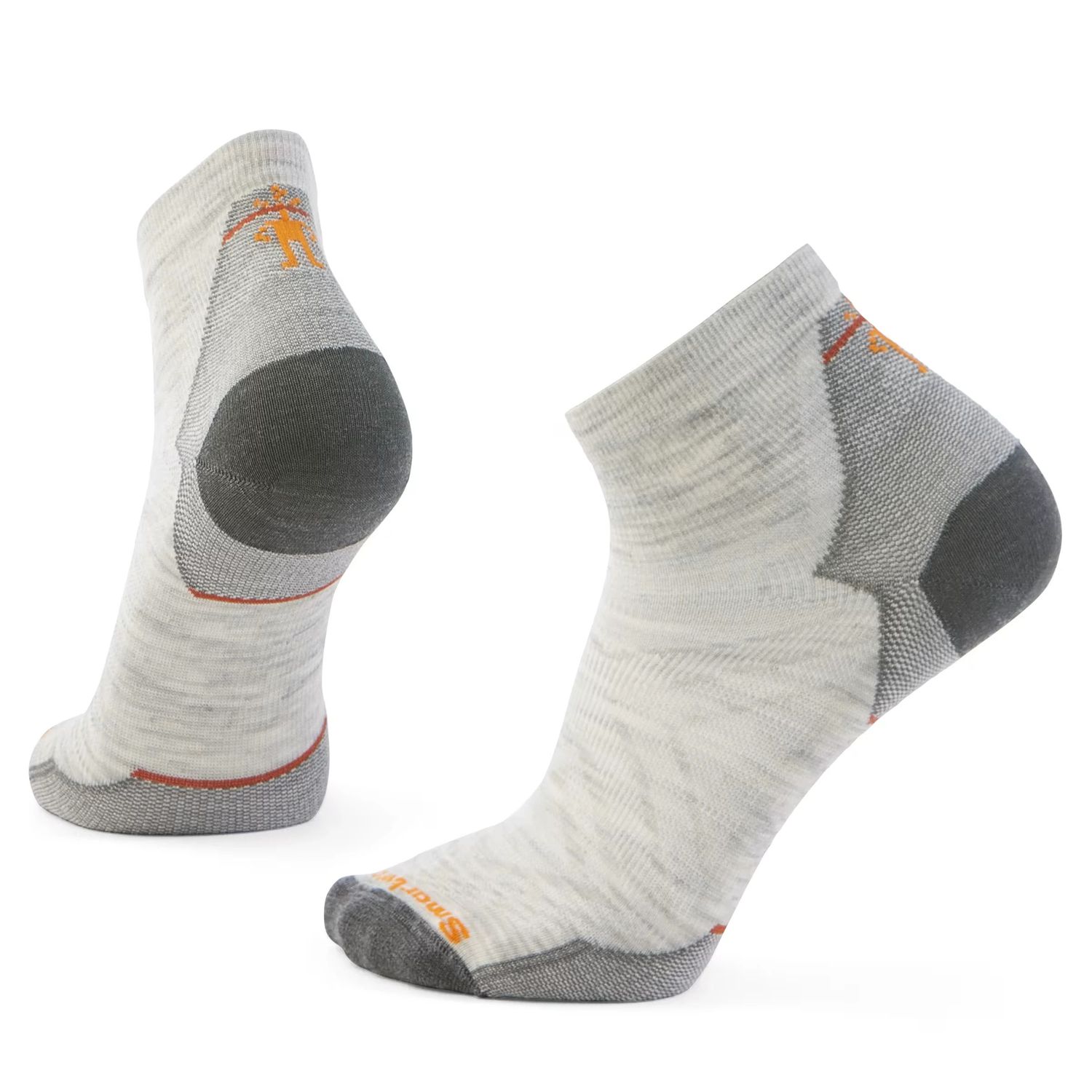 Smartwool Men’s Run Zero Cushion Ankle Socks with Shred Shield™ and Indestructawool™ technology for durability and comfort.