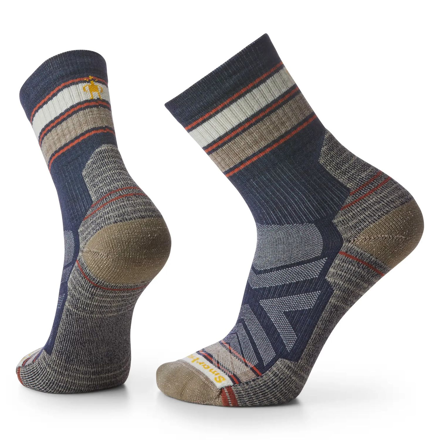 Hike Light Cush Striped MC Socks