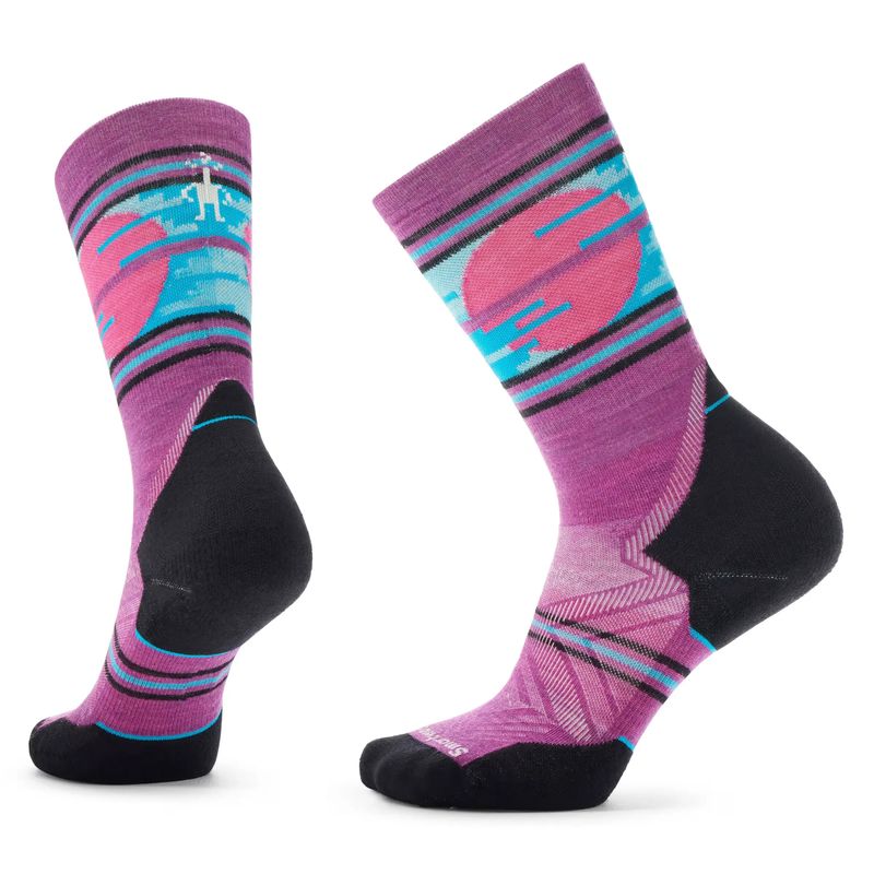 Trail Run Sunset Trail Crew Socks