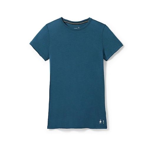 Merino Short Sleeve Tee Women&#39;s, Color: Twilight Blue, Size: Sm