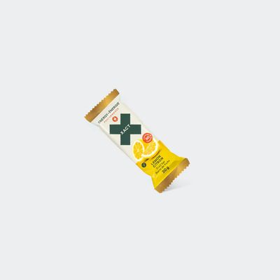 XACT Energy Fruit Bar Lemon flavour in white and yellow wrapper