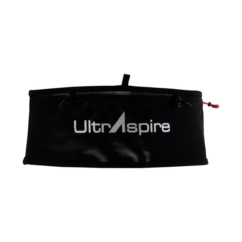 Ultraspire Fitted Race Belt 2.0 – lightweight running waist pack in black