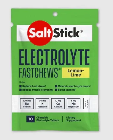 SaltStick Electrolyte Fastchews Lime (10 ct)