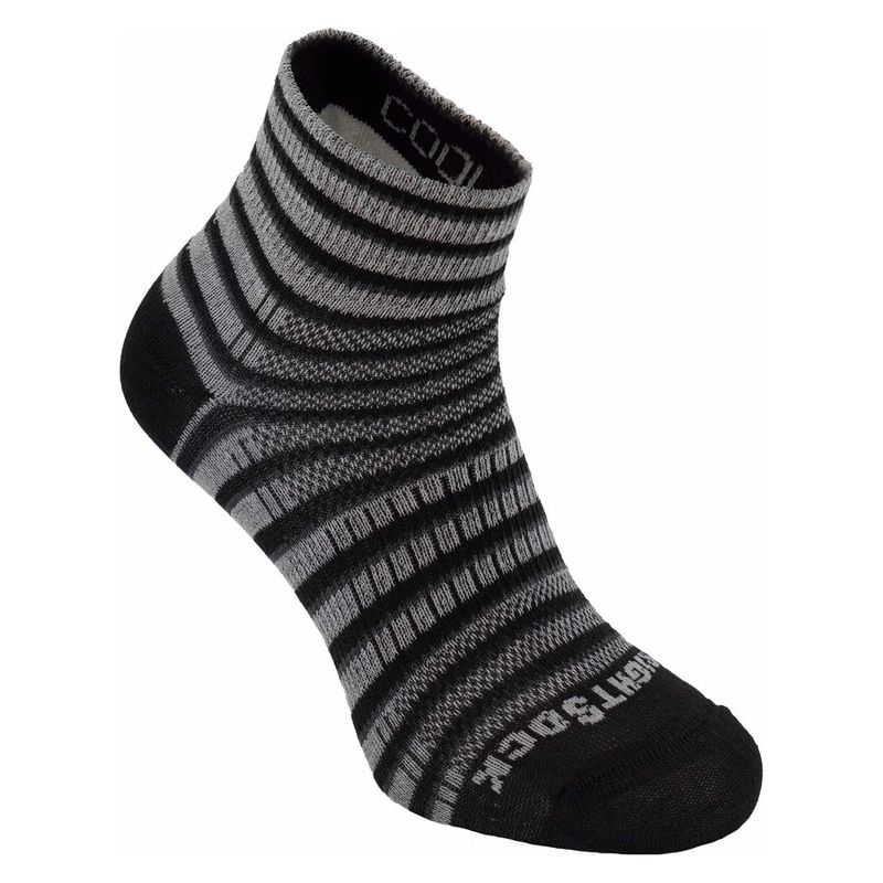 Coolmesh II Quarter Sock Striped