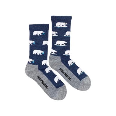 Polar Bear Merino Wool Socks Women's 5-10 Polar Bear Merino Wool Socks Women's 5-10