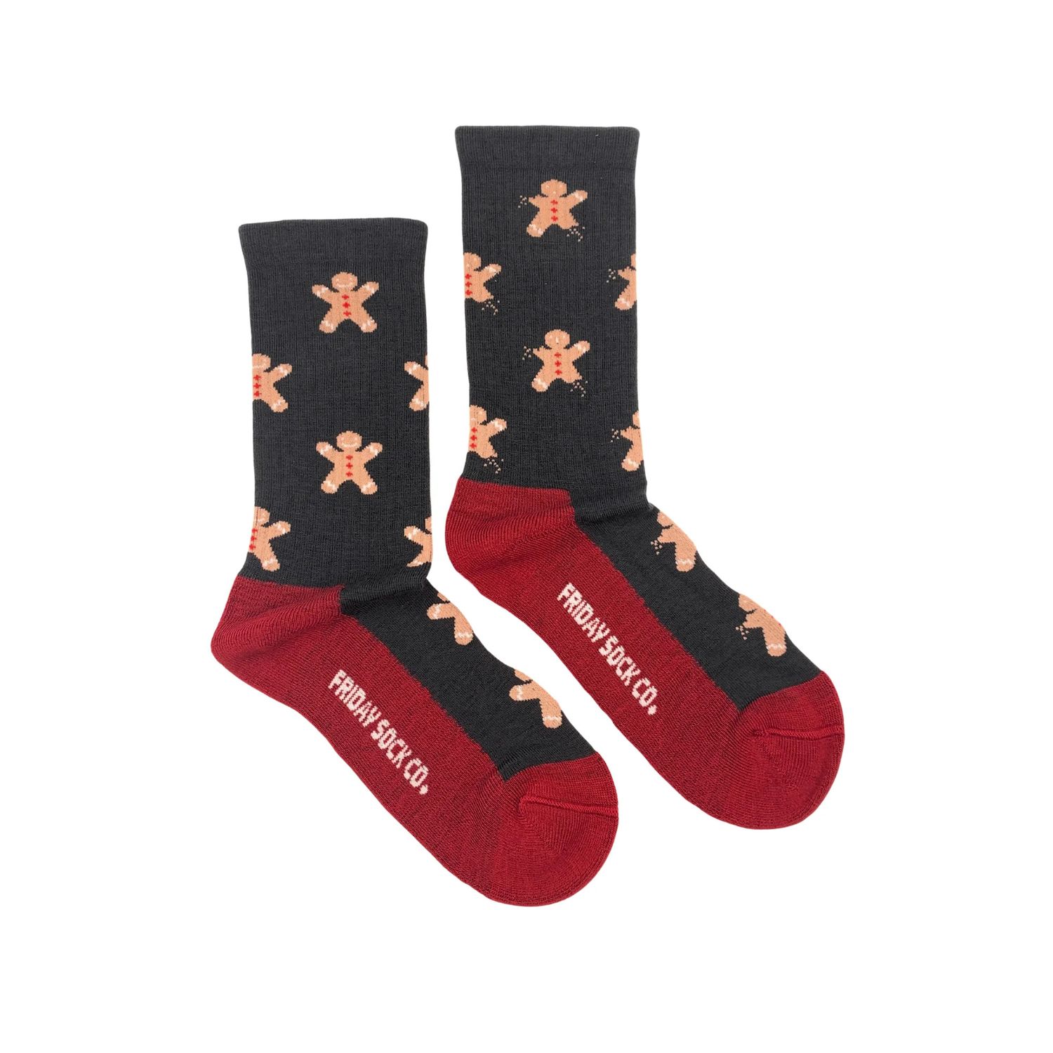 Gingerbread Bite Wool Socks Women&#39;s 5-10