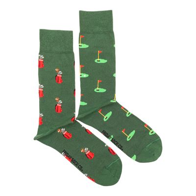 Golf Clubs and Greens Socks Men's 7-12 Golf Clubs and Greens Socks Men's 7-12