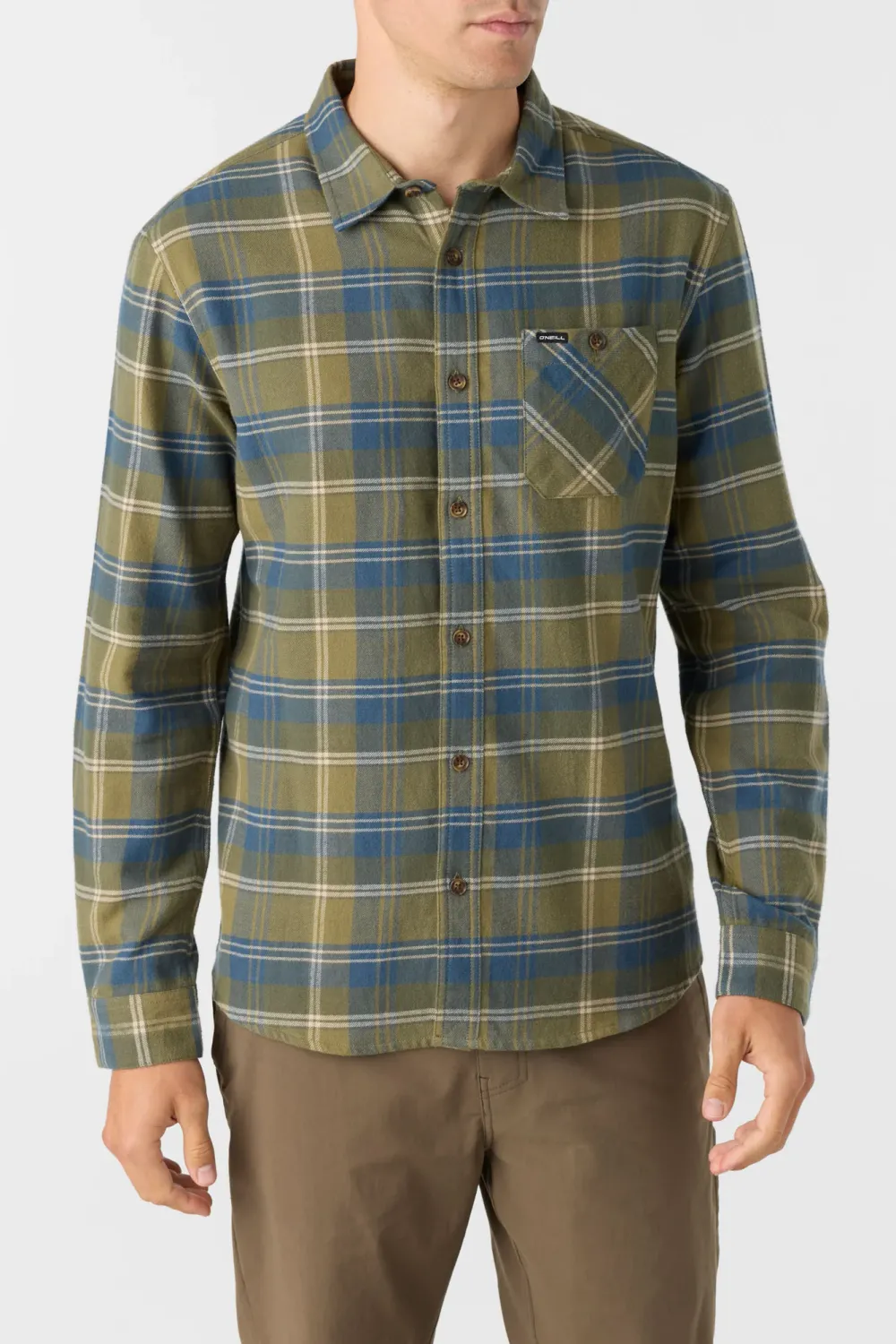 Redmond Plaid Shirt, Color: Deep Lichen Green, Size: Med