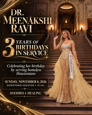 Dr. Meenakshi Ravi Birthday of Service