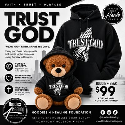 Trust God Hoodie + Bear Bundle
