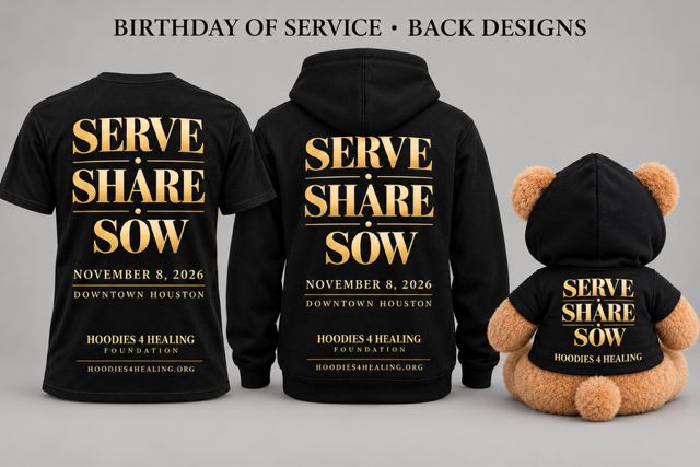 Dr. Meenakshi Ravi Birthday of Service Hoodie