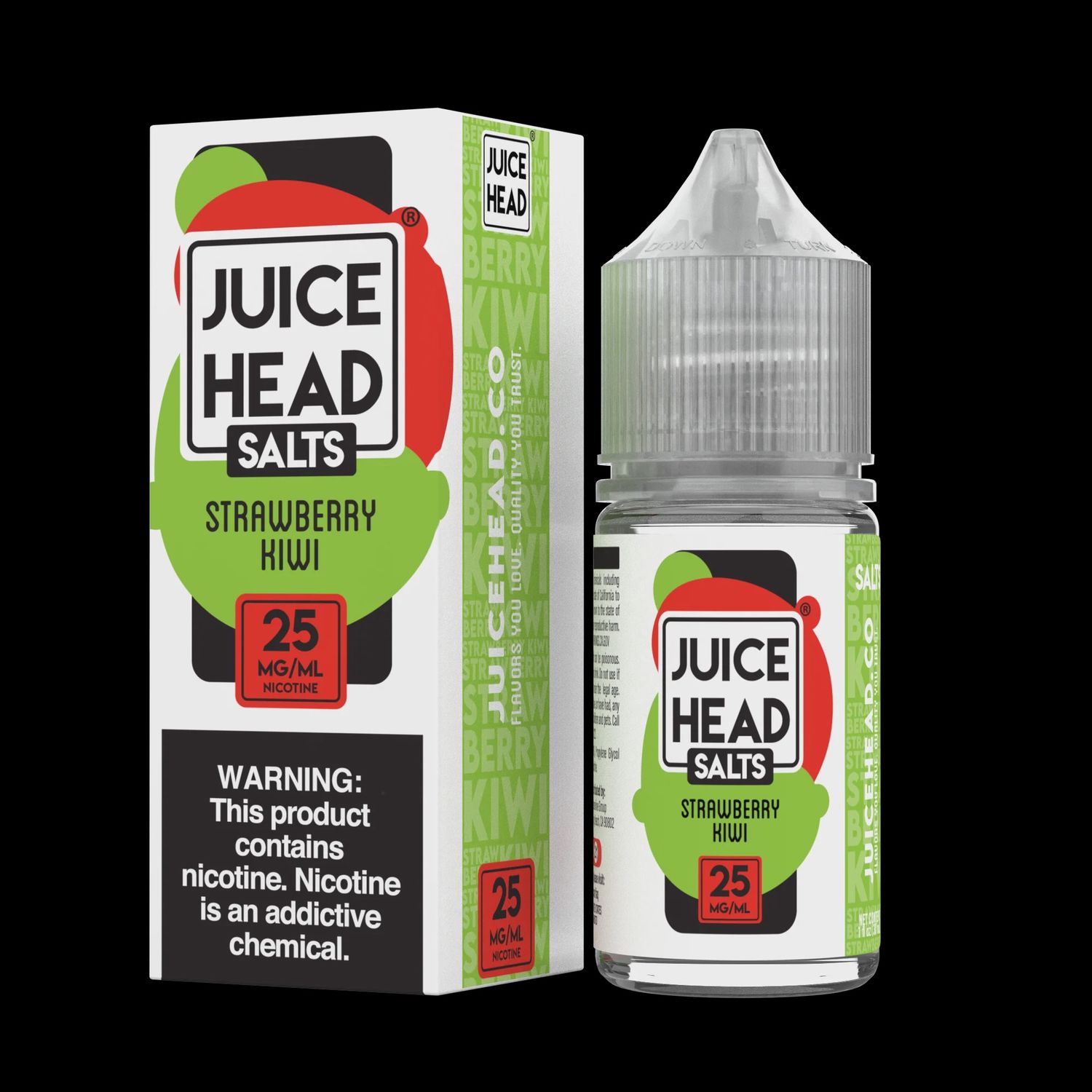 Juice Head Salts, MG: 25, Flavor: Strawberry Kiwi