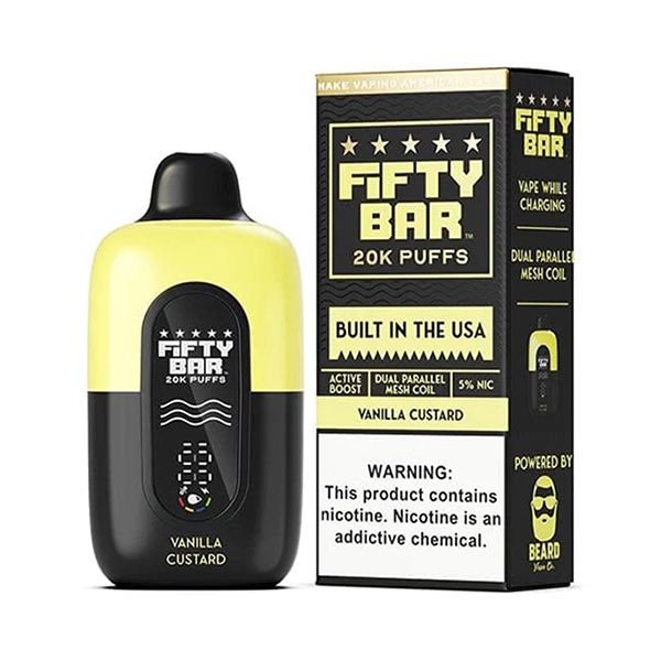 Fifty Bar, Flavor: Vanilla Custard