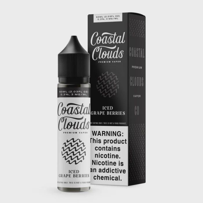 Coastal Clouds 6mg, Flavour: Grape Berries Iced