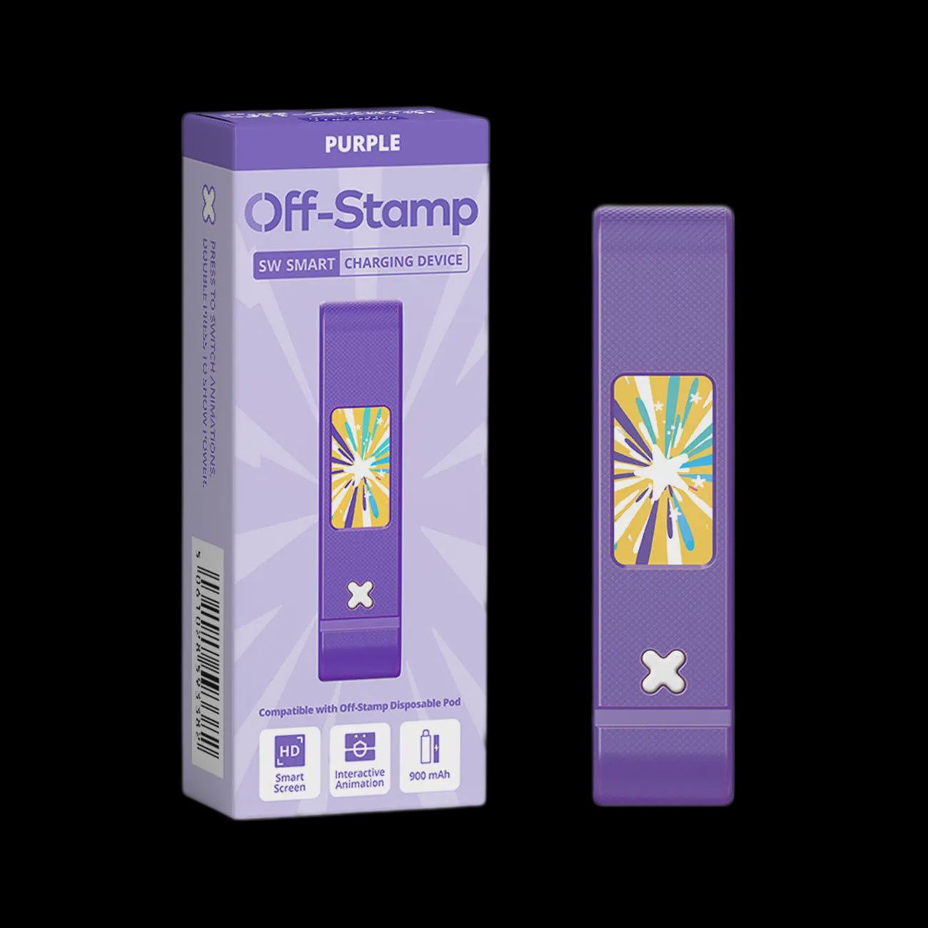 Off-Stamp Battery