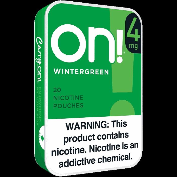 On!, Flavor: Wintergreen  4mg