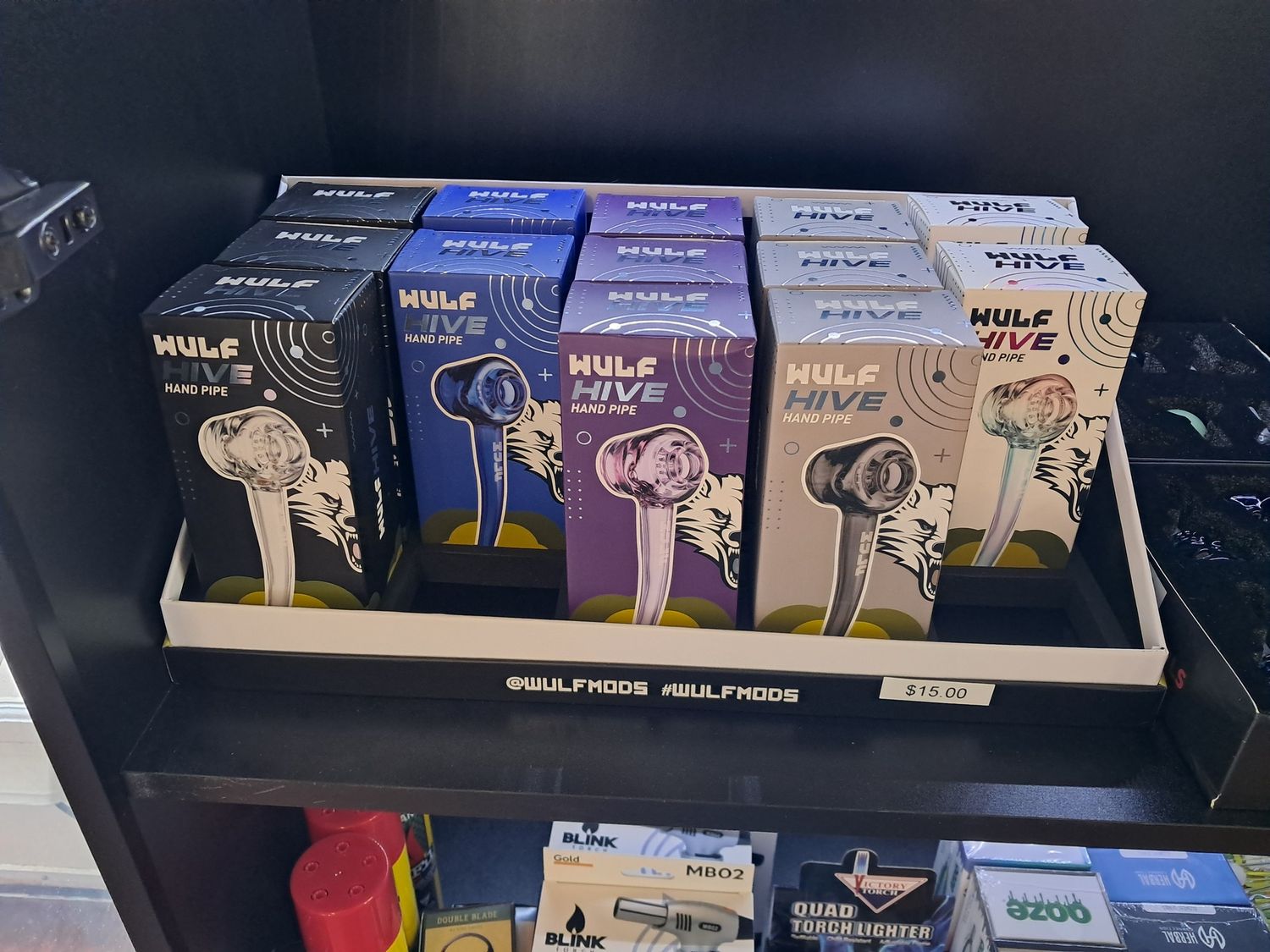 Wulf Hive Hand Pipe, Colour: Blue