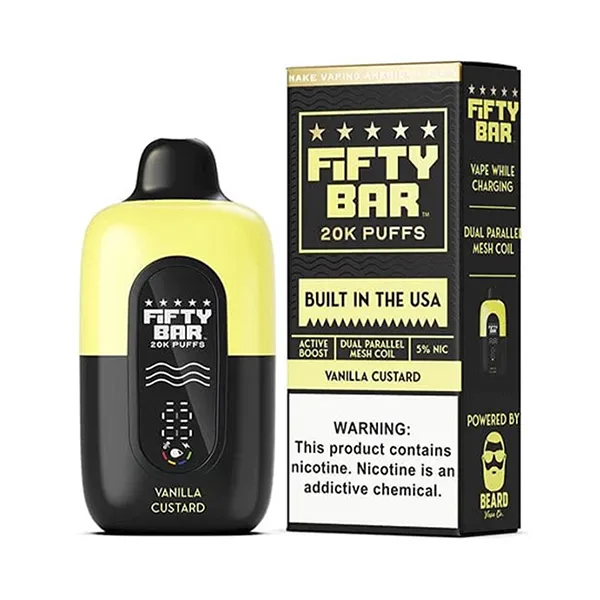 Fifty Bar, Flavor: Vanilla Custard