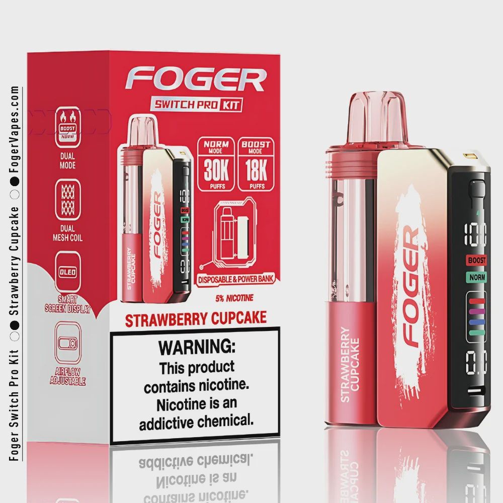 Foger Kit, Flavor: Strawberry Cupcake