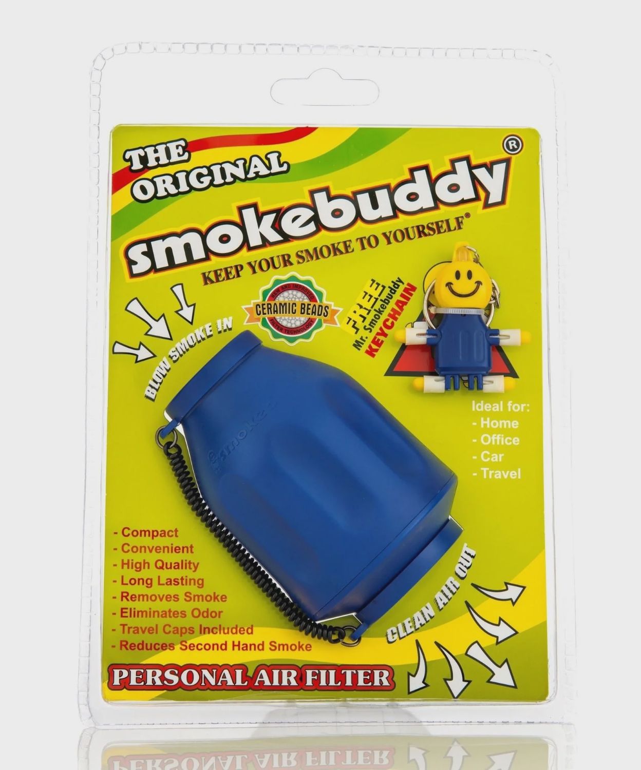 Smoke Buddy Air Freshener, Colour: Blue