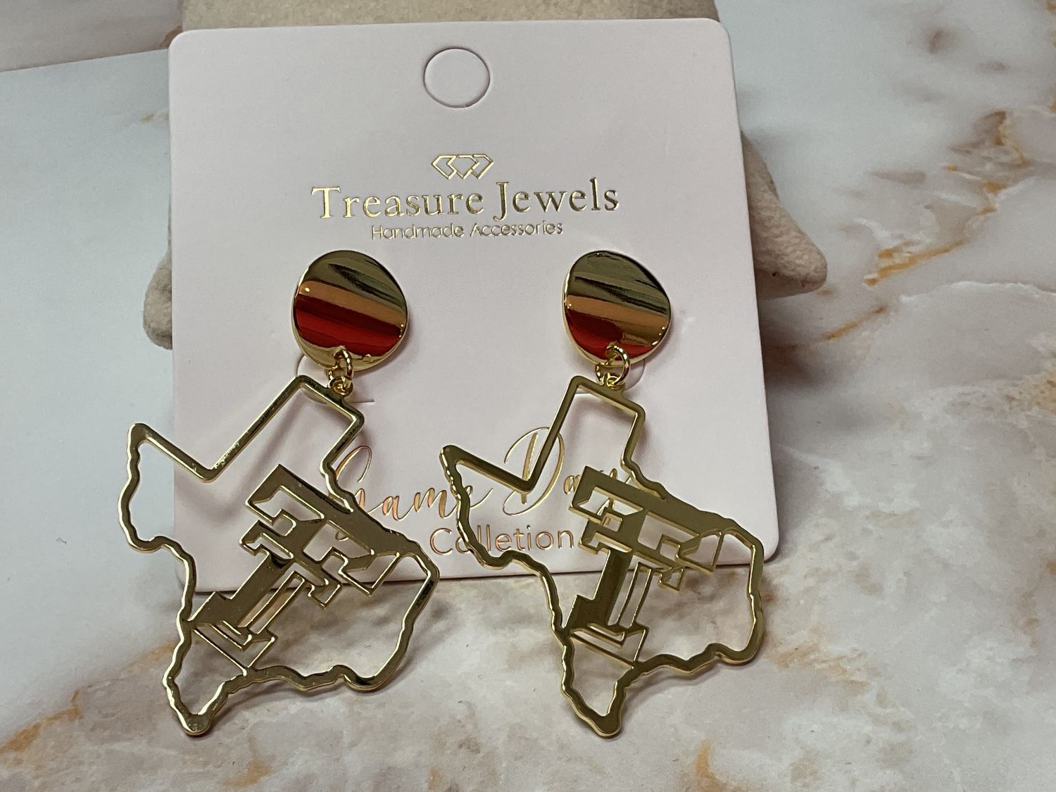 Texas tech earrings